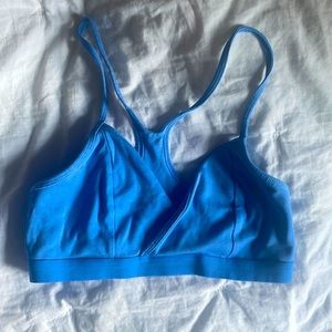 Blue racer back Fabletocs bralette